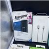Image 2 : ENERGIZER SMARTPHONE CHARGER WITH ENERGIZER POWER BANK AND IPHONE CASES RETAIL $150