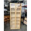 Image 1 : GLASS DOOR DISPLAY CABINET 80 INCH TALL, 32 WIDE AND 12 INCH DEEP