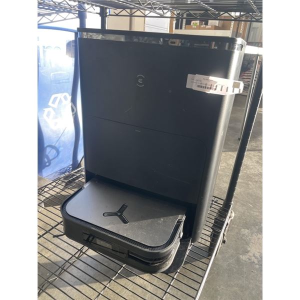 ECOVACS X2 OMNI ROBOT VACUUM AND WHOPPER WITH THE CHARGING STATION WORKING