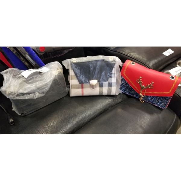 3 NEW PURSES
