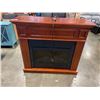 Image 1 : ELECTRIC FIREPLACE IN MANTEL