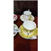 Image 5 : 6 ANTIQUE CUP AND SAUCER SETS