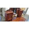Image 3 : ANTIQUE VANITY DRESSER WITH TILTING MIRROR AND GALLERY DRAWERS, VERY GOOD CONDITION
