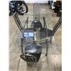 Image 1 : GLASS TOP DINETTE TABLE AND 4 CHAIRS