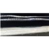 Image 2 : NEW PLATINUM PLATED 4.0MM PRINCESS CUT SIMULATED DIAMOND (CZ) TENNIS NECKLACE - 18" LONG