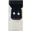 Image 2 : NEW S925 3.0CT EACH SIMULATED DIAMOND (CZ) STUD EARRINGS MOUNTED IN 925 STERLING SILVER W/ WHITE GOL