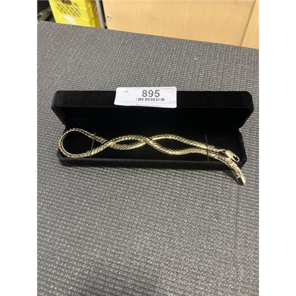 NEW 14K GOLD PLATED 9.0MM CUBAN LINK NECKLACE - 20" LONG