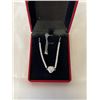 Image 2 : 1.00 CT GRA CERTIFIED HEART SHAPED CUT MOISSANITE STONE VVS D COLOR WITH 51 ROUND BRILLIANT CUT MOIS