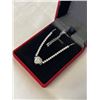 Image 3 : 1.00 CT GRA CERTIFIED HEART SHAPED CUT MOISSANITE STONE VVS D COLOR WITH 51 ROUND BRILLIANT CUT MOIS