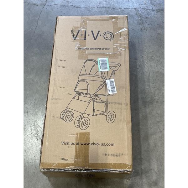 VIVO FOUR WHEEL PET STROLLER