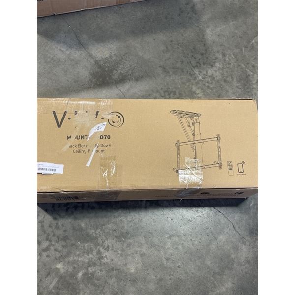 VIVO BLACK ELECTRIC FLIP DOWN CEILING TV MOUNT