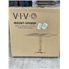 Image 1 : VIVO WHITE EXTENDING UNIVERSAL DROP CEILING PROJECTEOR MOUNT