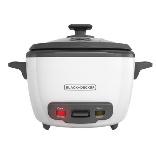 BLACK AND DECKER 6-CUP RICE COOKER - TESTED WORKING