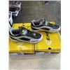 Image 2 : 2 NEW PAIRS OF EASTON DIAMOND LO WFII SIZE 8 BASEBALL CLEATS BLACK / WHITE