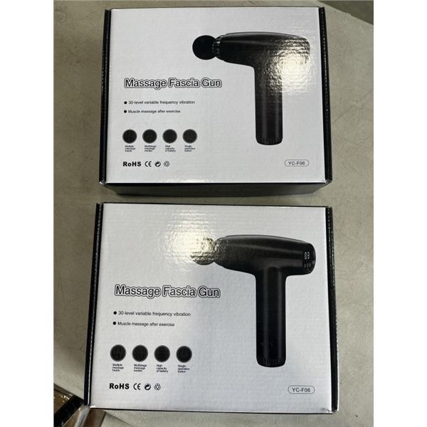2 NEW MASSAGE FACIA GUNS