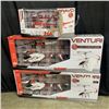 Image 1 : LOT OF LITEHAWK VENTURI RC HELICOPTERS STORE RETURNS UNTESTED