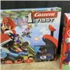 Image 3 : AS NEW CARRERA FIRST MARIO KART SLOT CARD TRACK AND SUPER MARIO MAZE GAME