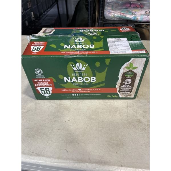 NABOB KEURIG PODS APPROX 56