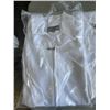 Image 2 : 5 NEW WHITE AND BLACK LONG SLEEVE SHIRTS - SIZE LARGE