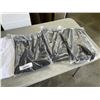 Image 3 : 5 NEW WHITE AND BLACK LONG SLEEVE SHIRTS - SIZE LARGE