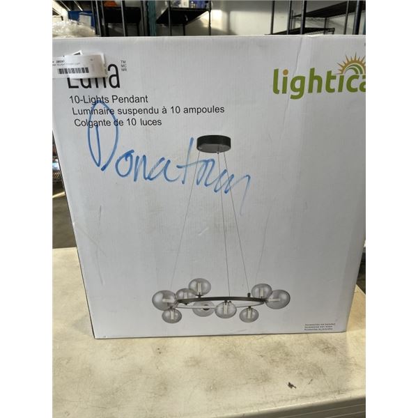 LUNA 10-LIGHT PENDANT LIGHT