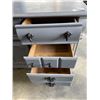 Image 5 : SOLID WOOD GREY PAINTED SERVER CABINET