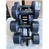 Image 3 : SPORTEK WEIGHT SET ON RACK - 3LB, 5LB, 10LB