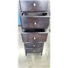 Image 1 : BLACK 6 DRAWER LINGERIE DRESSER