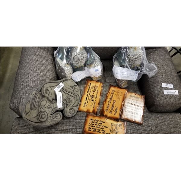 OWL DECOYS AND DECOR