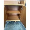Image 4 : 71 INCH SERVING CABINT WITH 3 SOFT CLOSE DOORS, AND GALLERY, ONE FOOT NEEDS TO BE REATTACHED, NOT BR