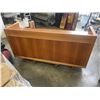 Image 7 : 71 INCH SERVING CABINT WITH 3 SOFT CLOSE DOORS, AND GALLERY, ONE FOOT NEEDS TO BE REATTACHED, NOT BR