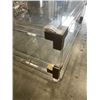Image 4 : MODERN CLEAR ACYRLIC / GLASS GHOST TABLE, 36 X 36
