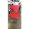 Image 1 : RED CHROME MCM CHAIR