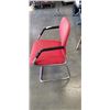 Image 2 : RED CHROME MCM CHAIR