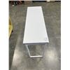 Image 3 : MODERN WHITE 2 DRAWER HALL TABLE