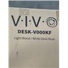 Image 2 : VIVO LIGHT WOOD /WHITE DESK RISER