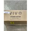 Image 2 : VIVO SIT TO STAND MONITOR DESK MOUNT WORKSTATION