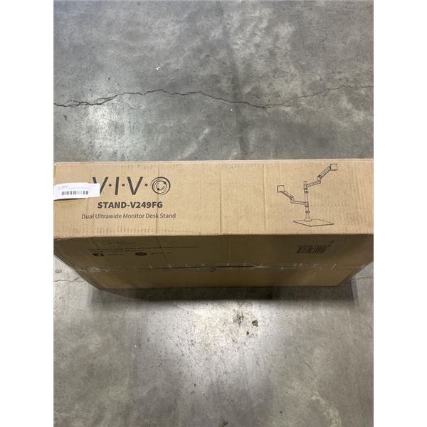 VIVO DUAL ULTRAWIDE MONITOR DESK STAND