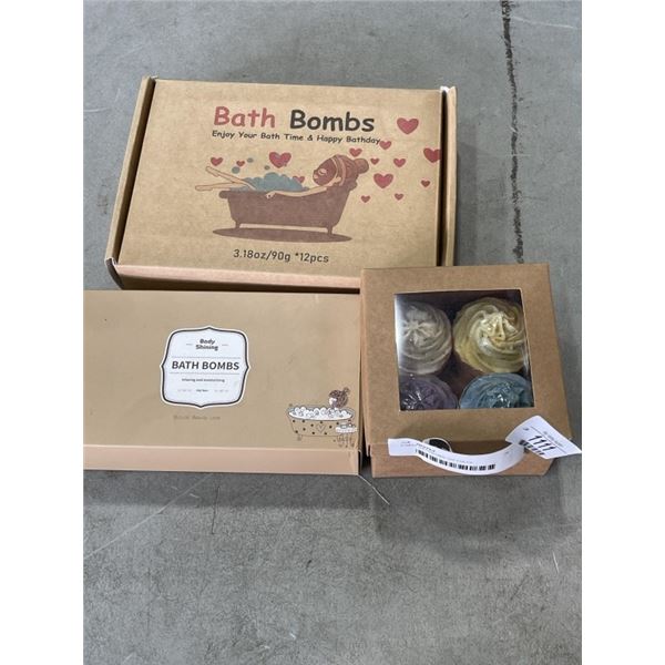 3 NEW BATHBOMB GIFTSETS