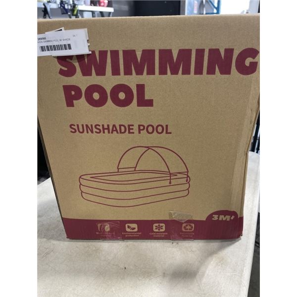 NEW KIDS SWIMMING POOL W/ SHADE