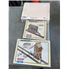 Image 2 : 3 BOXES OF COLLECTIBLE HO SCALE TRAIN CARS AND PIECES, ETC