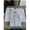 Image 2 : 6 NEW WHITE  LONG SLEEVE SHIRTS - SIZE MEDIUM