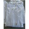 Image 4 : 6 NEW WHITE  LONG SLEEVE SHIRTS - SIZE MEDIUM