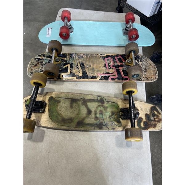 3 SKATEBOARDS