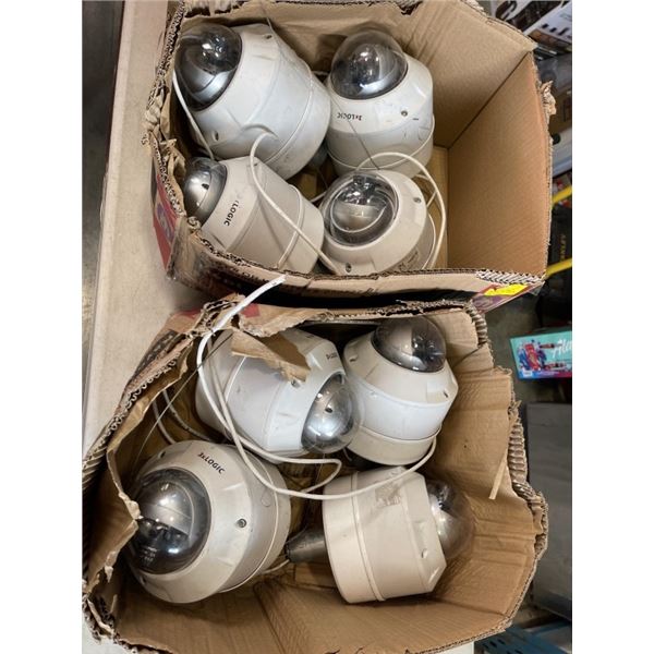 8 COMMMERCIAL SECURITY CAMERAS