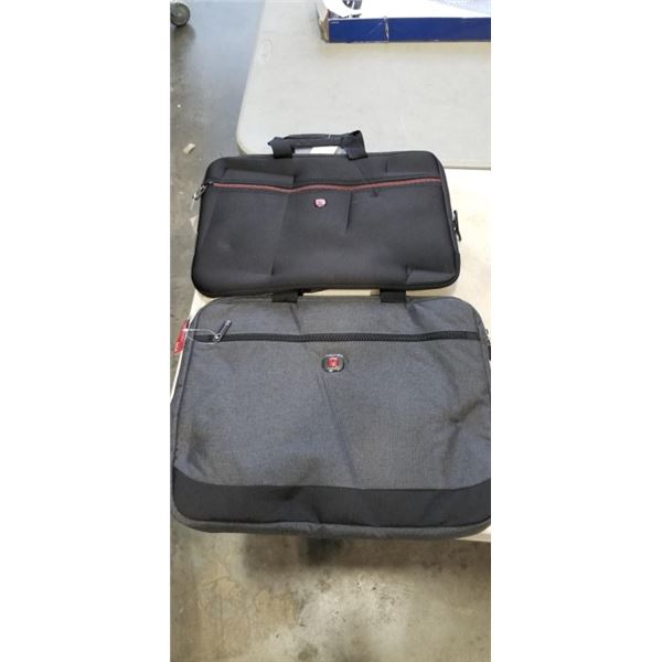 2 NEW SWISS LAPTOP SLEEVES. ONE 16 INCH. ONE 17 INCH