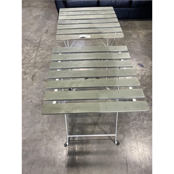 2 FOLDING IKEA PATIO TABLES