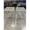 Image 2 : 2 FOLDING IKEA PATIO TABLES