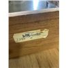 Image 5 : DEFEHR VINTAGE 9 DRAWER DRESSER WITH MIRROR, ONE LEG NEEDS TO BE REATTACHED, NOT BROKEN, STRIPPED TH