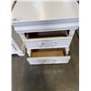 Image 2 : PAIR OF WHITE NIGHT STANDS